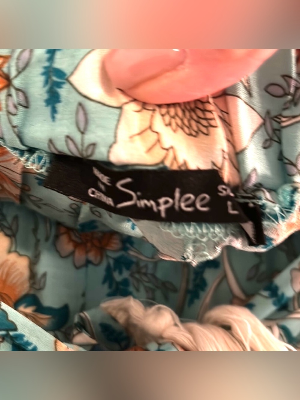 Simplee Wide-leg High-waist Tie Front Pants Size Large - Picture 2 of 5